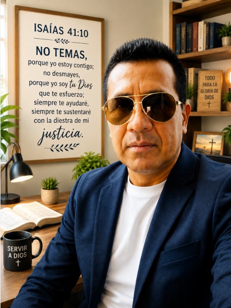 Servidor de Ministerios Berea en su estudio bíblico